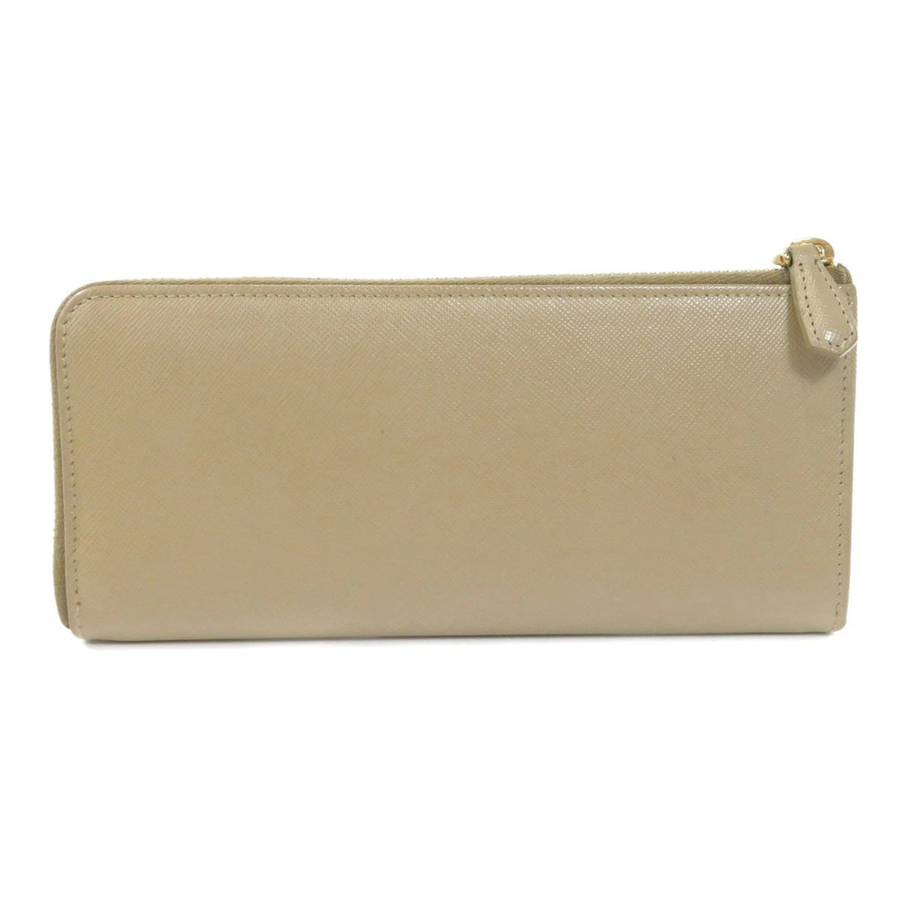 Prada Leather coin Wallet purse Long Saffiano